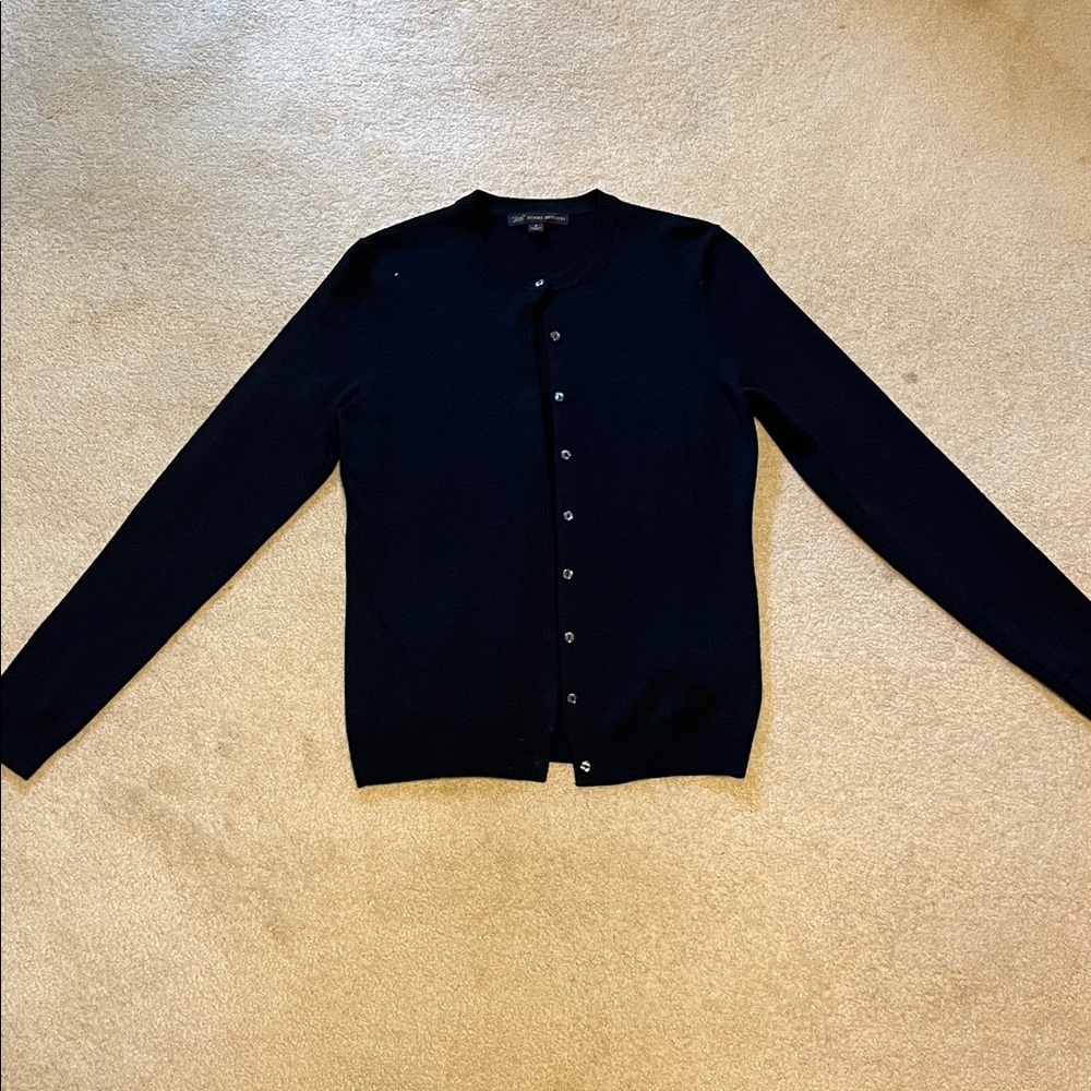 Brooks Brothers Women's Black Cardigan Sweater